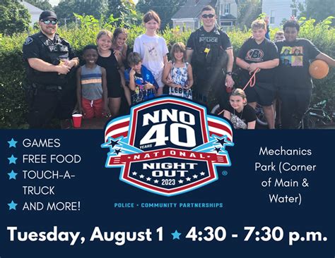 Biddeford Police Department Celebrates National Night Out