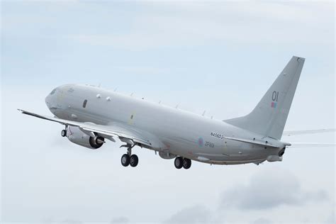 Poseidon, the UK's new marimime patrol aircraft, takes to the skies ...