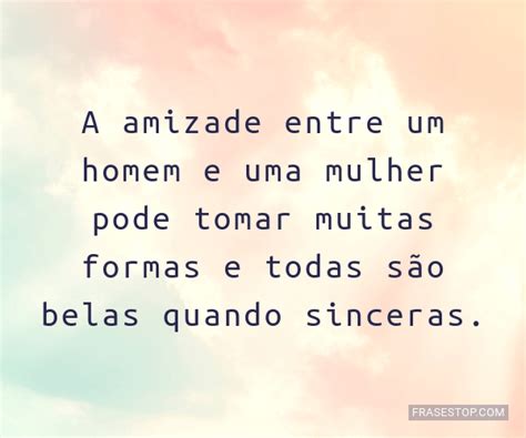 A Amizade Entre Um Homem E Uma Mulher Pode Tomar Frasestop