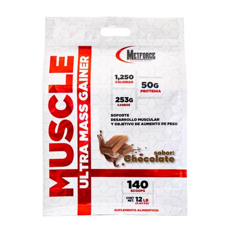 GANADOR DE MASA MUSCLE ULTRA MASS GAINER 5KG Metforce