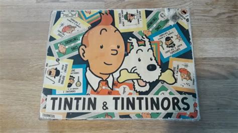 TINTIN ET TINTINORS Hergé Jeu de société années 60 RARE vintage EUR