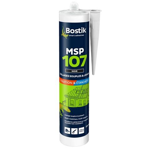 Mastic Multi Usages Colle Et Joint Bostik MSP 107 Noir Cartouche