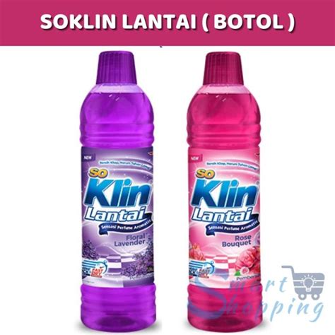 Soklin Lantai Ml Kemasan Botol Cairan Pembersih Lantai Lazada