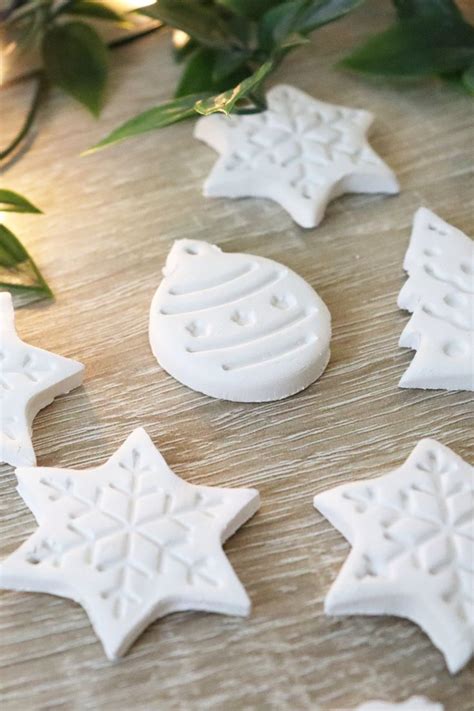 How To Make DIY Christmas Ornaments With Air Dry Clay Clay Christmas