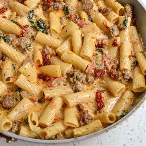 Italian Sausage Pasta - Small Town Woman