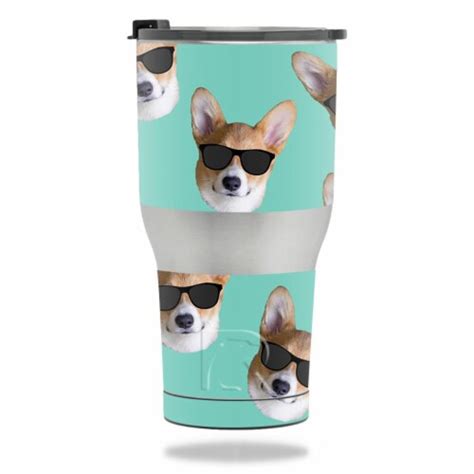 Mightyskins Rttum Cool Corgi Skin For Rtic Tumbler Oz