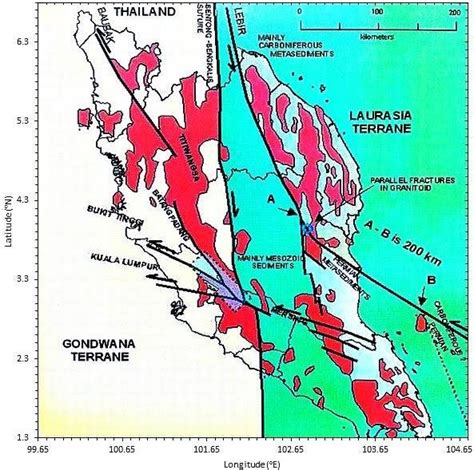 12 Local Tectonic Framework Of Peninsular Malaysia Minerals And