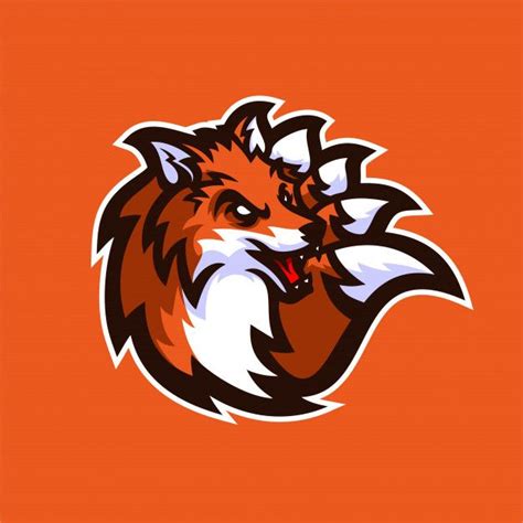 Premium Vector Fox Esport Gaming Mascot Logo Template