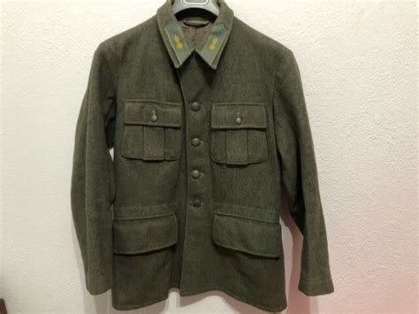 Ww2 Swedish Artillery Tunic Jacket Army Military Winter Wool