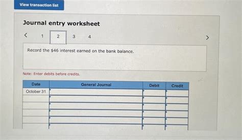 Solved Journal Entry Worksheet Record The Interest