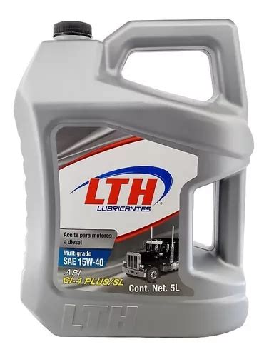 Aceite Motor 15w40 Multigrado Diesel Lth Ci 4 sl 5lts Envío gratis