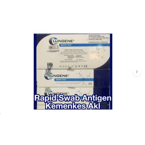 Jual Alat Test Swab Antigen Rapid Lungene Biru Clungene Original Akl