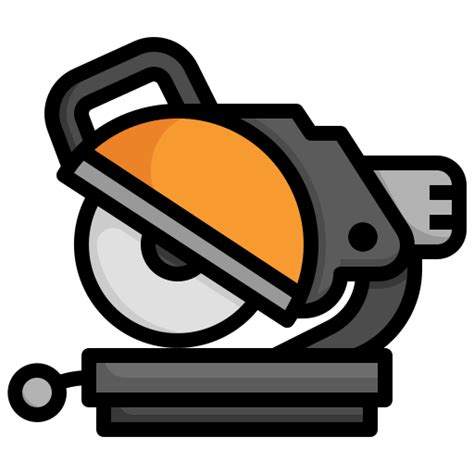 Mitre Saw Icon Generic Outline Color