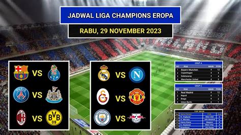 Jadwal Liga Champions Eropa ~ Real Madrid Vs Napoli ~ Galatasaray Vs