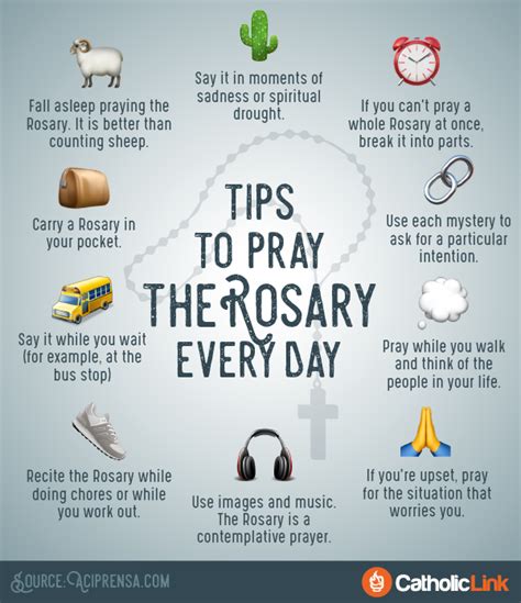 10 Simple Tips to Help You Pray the Rosary Every Day - PrayTheRosary.com