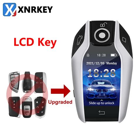 Xnrkey Lcd Anahtar Tk Modifiye Evrensel Butik Ak Ll Uzaktan Araba