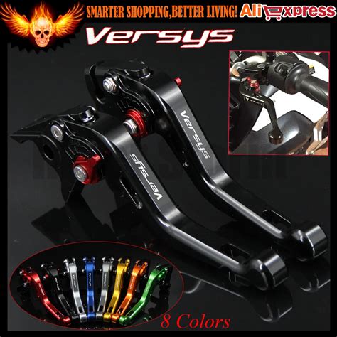 Laser Logo Versys 8 Colors Black CNC Aluminum Motorcycle Short Brake