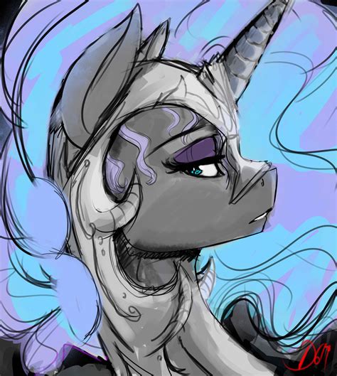 Nightmare Moon Portrait By Thelunarmoon On Deviantart