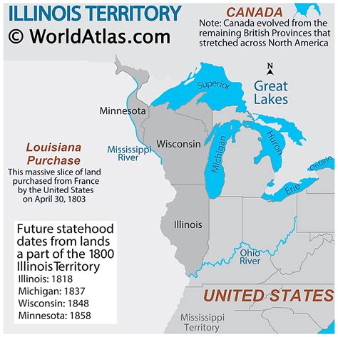 Illinois Territory Worldatlas