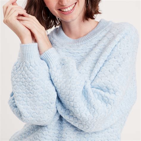 Pull Col Montant Bleu Pastel Femme Vibs