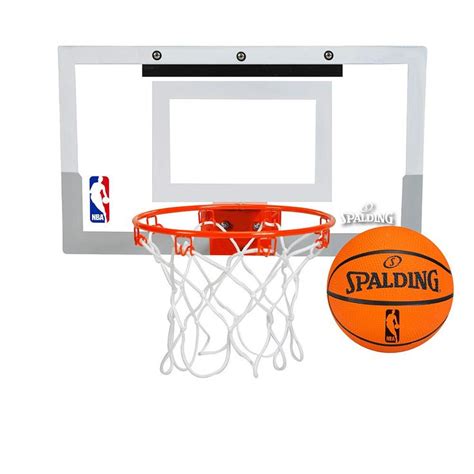 Turn Your Office Or Bedroom Into A Basketball Court With The SpaldingÂ® Nbaand Mini Basketball