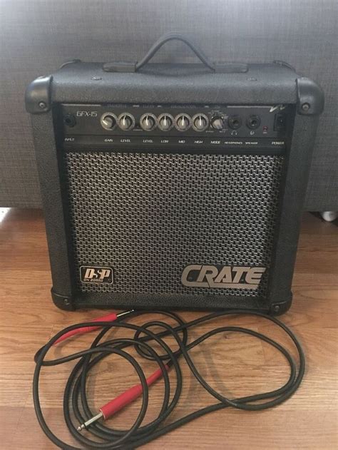 Crate Gfx 15 Guitar Amplifier Used Ebay Crates Amplifier Ebay