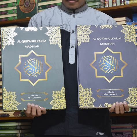 Al Quran Jumbo A3 Samsia Madinah Mushaf 15 Baris Hard Cover