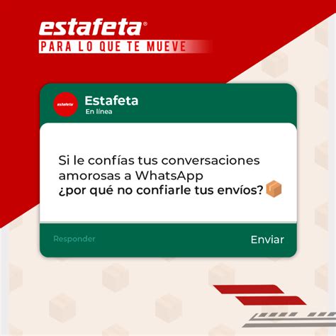 Estafeta Mexicana on Twitter Desde ahora encuéntranos también en la