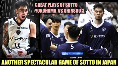 Great Plays Of Kai Sotto In Game 3 Of Yokohama B Corsairs Vs Shinshu