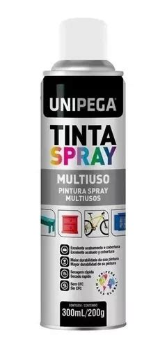 Tinta Spray Uso Geral Unipega Cores Ml Branco Brilhante Mercadolivre