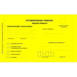 Zwrotne Potwierdzenie Odbioru Pocztowe Te Potwierdzenieodbioru