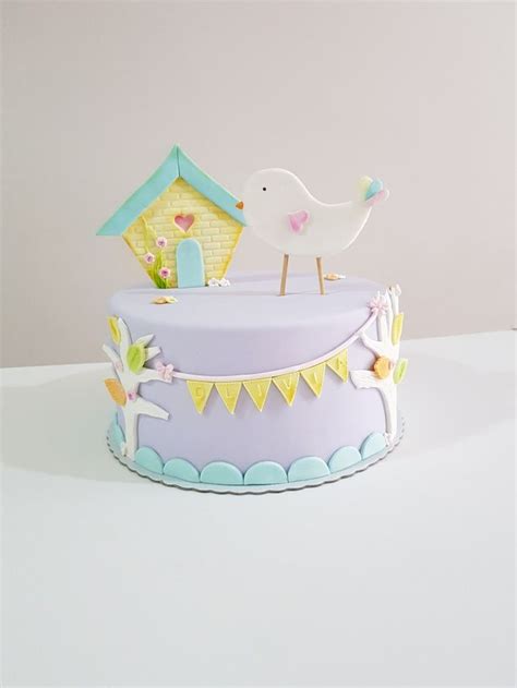 Cake Bird House Tortas Pajaritos Decoracion Cumplea Os A Ito