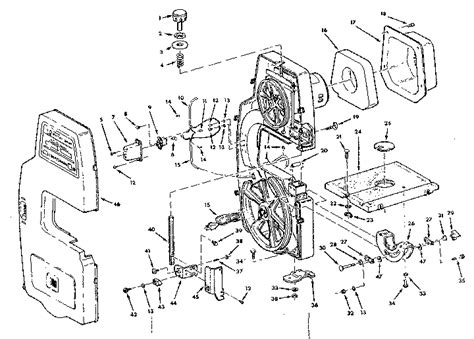 Band Saw Parts Diagram