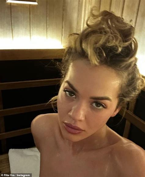 Rita Ora Sets Pulses Racing As She Strips NAKED For Steamy Sauna Snap In Sydney Daily Mail Online