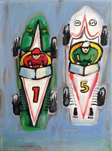 The Race Painting By Go Rilla Saatchi Art