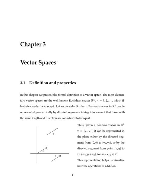 Vector Spaces | PDF | Basis (Linear Algebra) | Vector Space