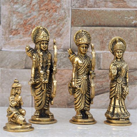 Buy Aakrati Indian Handicrafts Export Brass Deities Ram Darbar