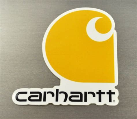 Carhartt Logo Usa 10 Cm Sticker Adesivo Decalcomania Giallo Ebay