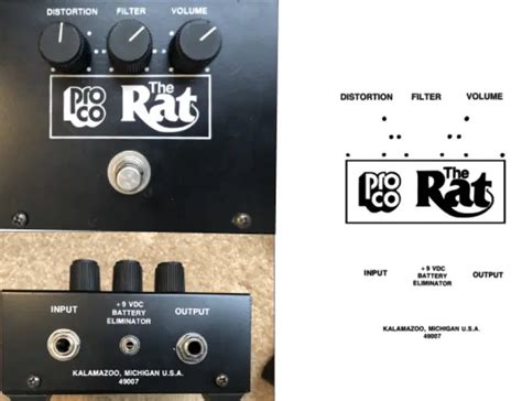 guitar-restore.net - RAT Pro Co Guitar Distortion Pedal Repro ...