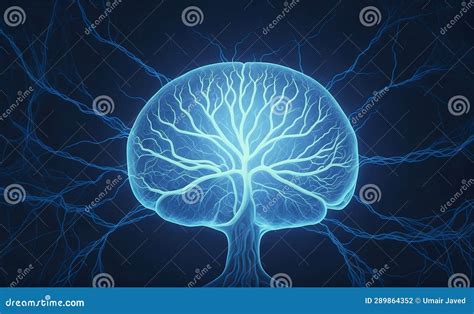 Human Brain Autonomy With Glowing Neurons Esoteric And Meditation