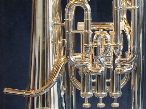 HD Wallpaper Close Up Photography Of Brass Wind Instrument Euphonium