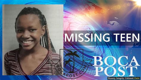 Found Safe Bso Locates 13 Year Old Girl From Pompano Beach Boca Post