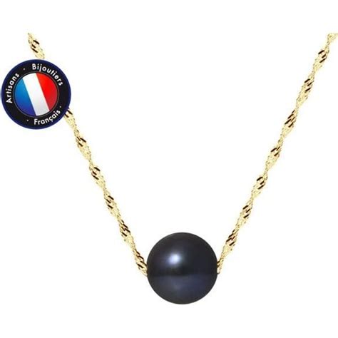 Perlinea Collier Perle De Culture D Eau Douce Aaa Ronde Mm