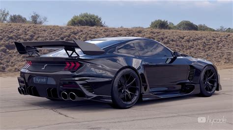 2024 Ford Mustang Gt500 Looks Digitally Slammed Widebody When Murdered