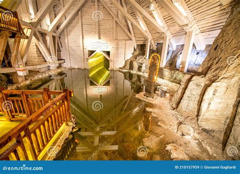 Interior Of The Wieliczka Salt Mine In The Town Of Wieliczka Near