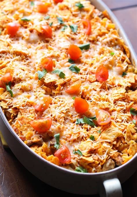 Dorito Chicken Casserole No Sour Cream Dorito Chicken Casserole