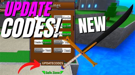 New Update Sword Codes Update King Legacy Roblox Youtube