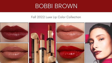 Bobbi Brown Fall Luxe Lip Color Collection Youtube