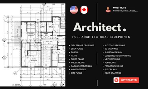 Do Deck Plan House Plan Architecture Blueprint City Permit Drawing