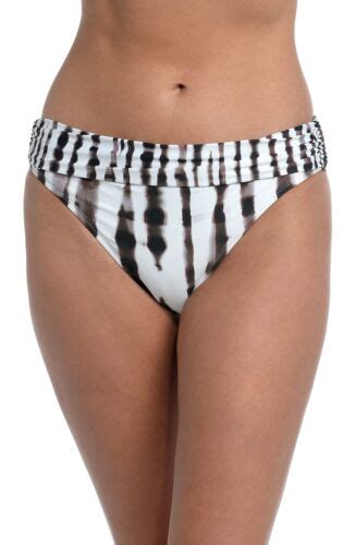 La Blanca Women S Shirred Band Hipster Bikini Bottom Java Twisted